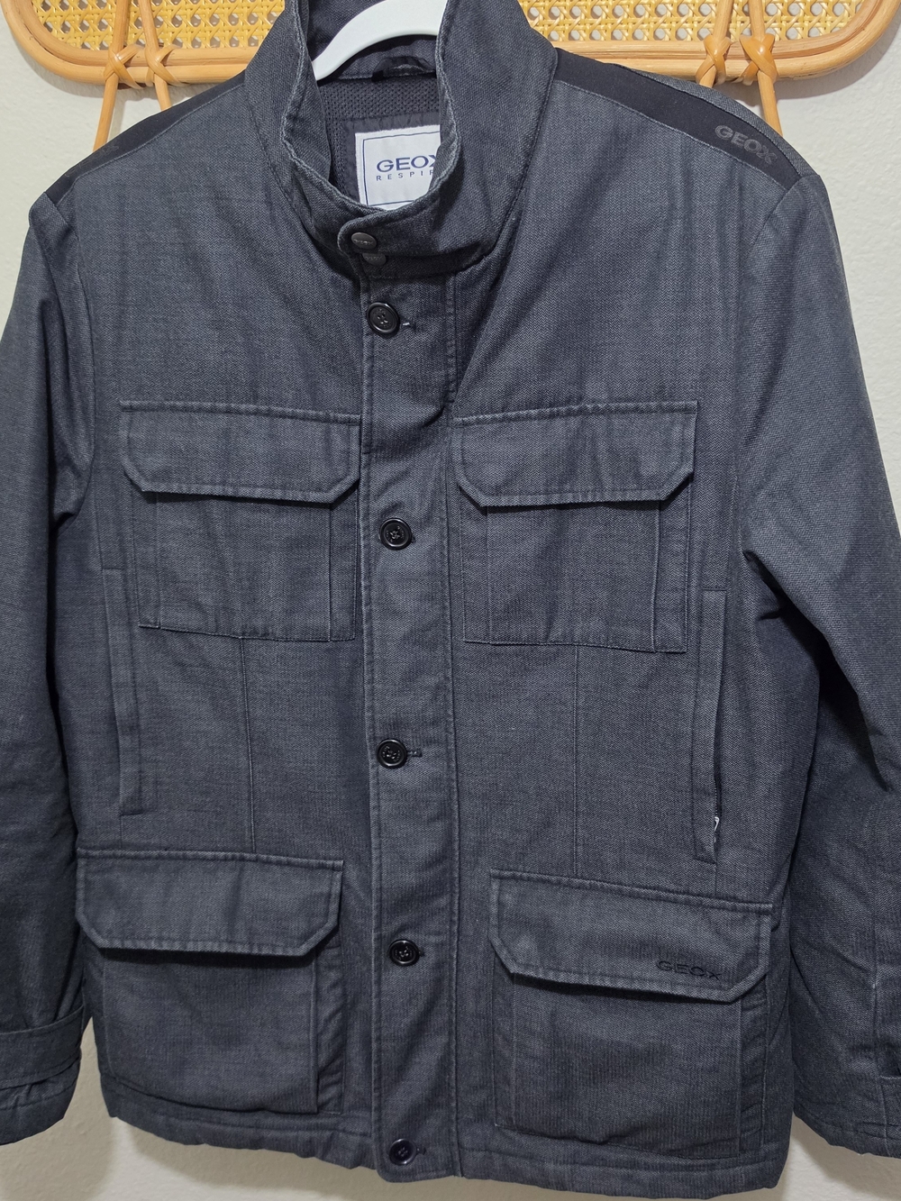 Geox Men's Dark Gray Field Jacket